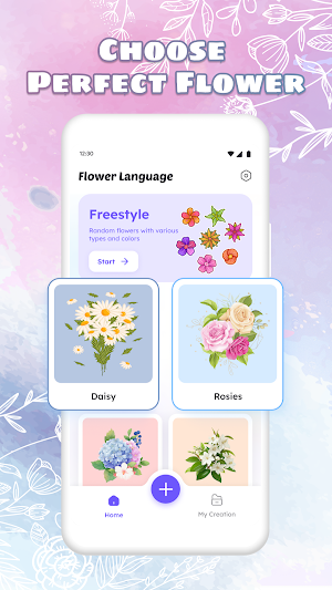 DIY Flower Language Wallpaper Screenshot 1