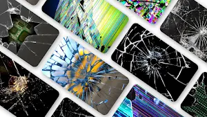 Broken Screen Wallpaper 2023 Screenshot 0