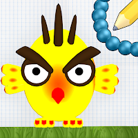 Draw to Crush Bird : Puzzle