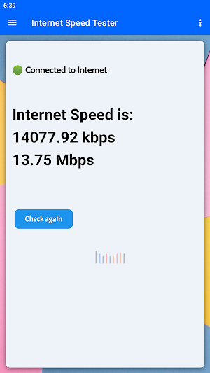 Internet Speed Tester Screenshot 1