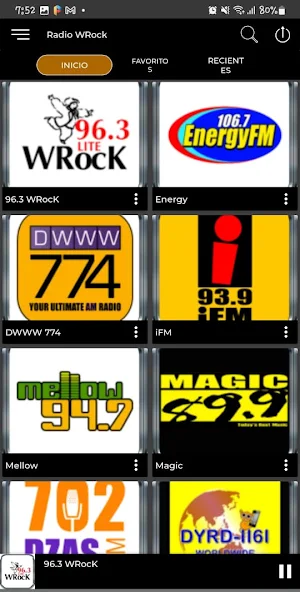 Radio Wrock Lite 963 Screenshot 2