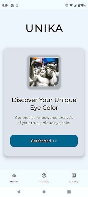 Eye Color Analyzer-UNiKA Screenshot 0
