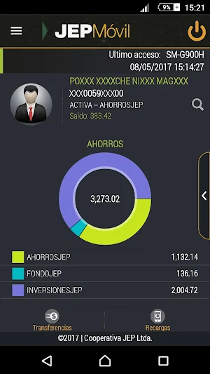 JEP Móvil Screenshot 2