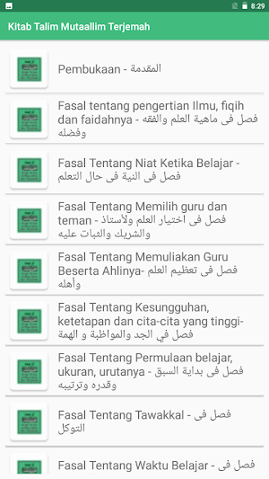 Kitab Talim Mutaallim Terjemah Screenshot 0