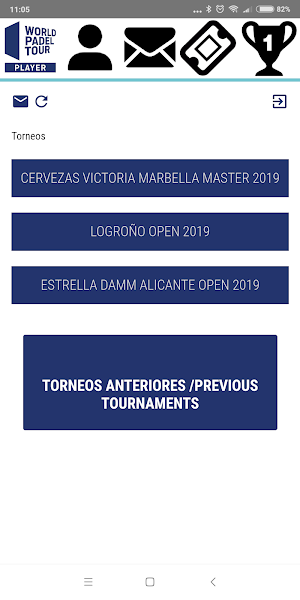 World Padel Tour Player Screenshot 2