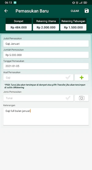 Keuangan Pribadi ku Screenshot 1