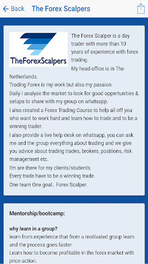 The Forex Scalpers Screenshot 1