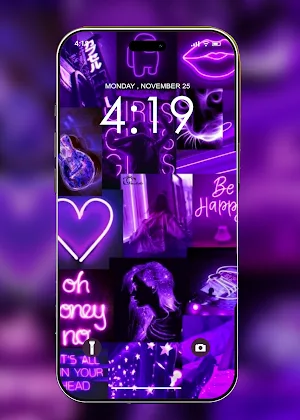 Purple Wallpaper HD Screenshot 0