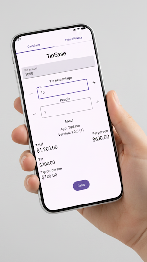 Tip Calculator Screenshot 1
