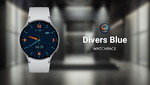 Divers Blue - watch face Screenshot 0