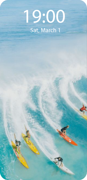 Surfing Live WallpaperParallax Screenshot 2