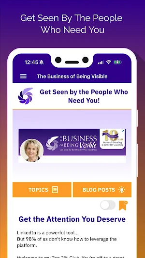 The Business of Being Visible Screenshot 1