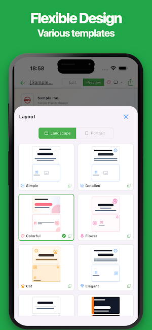 # Simple Shop Card Maker Screenshot 1