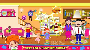 Pretend Town Family Doll House Screenshot 2