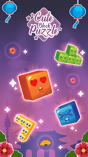 Cute Block Puzzle: Kawaii Game Screenshot 1