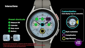 JW095 jwstudio watchface Screenshot 2