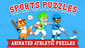Sports Puzzles for Kids - Gold Screenshot 0