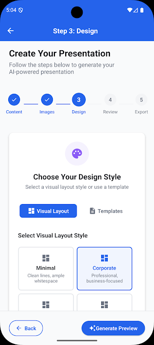 SlideArc: AI Slide Generator Screenshot 3