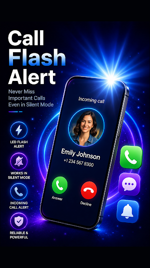 Flashlight: Alert & LED Flash Screenshot 1