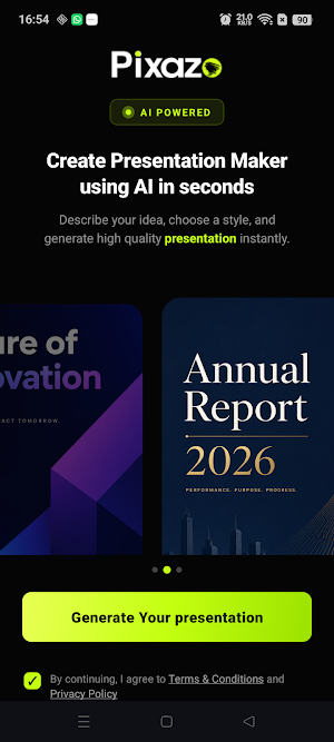 AI Presentation Maker - Pixazo Screenshot 0