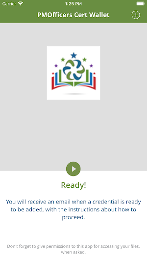 PMOfficers Cert Wallet Screenshot 0