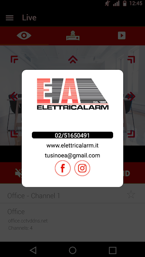 Elettricalarm EasyView Screenshot 0