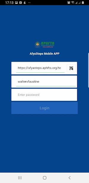 AfyaSteps App Screenshot 1