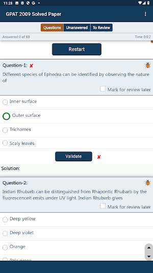 GPAT Previous Papers Screenshot 2