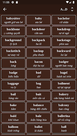 +4500 từ vựng Tiếng Anh Quiz Screenshot 2