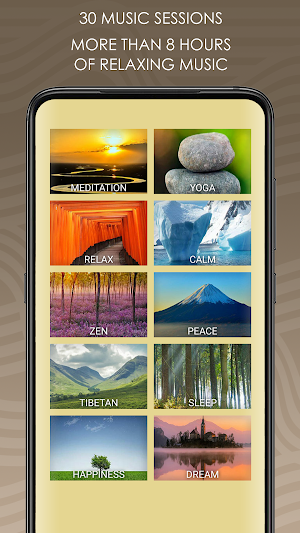 Relaxing music for meditation - sounds to sleep Screenshot 0