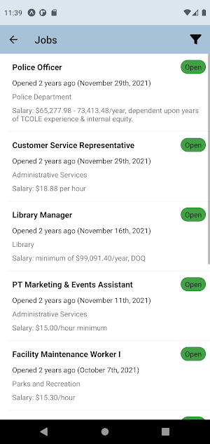 Roanoke TX Connect Screenshot 2