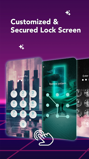 Pattern Lock Screen Password Screenshot 0