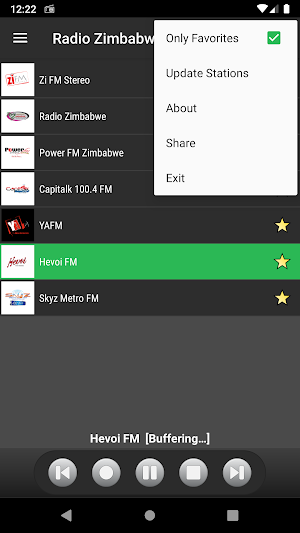 RADIO ZIMBABWE : Online Zimbabwean radios Screenshot 2