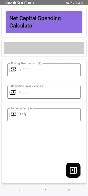 NCS Calculator Screenshot 0