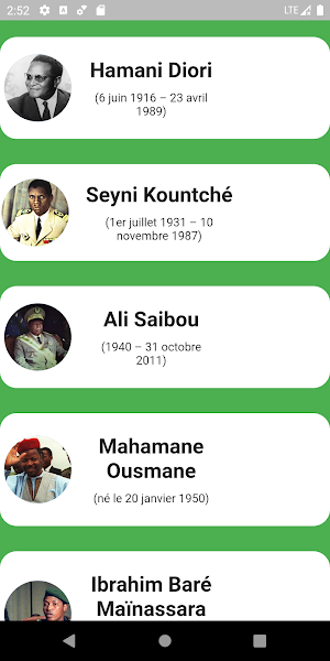 Les Présidents du Niger Screenshot 0