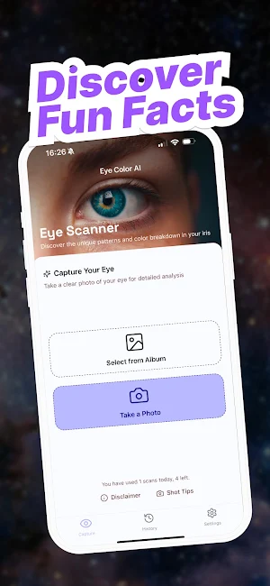 Eye Color Analyzer & Scanner Screenshot 2