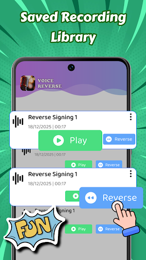 Voice reverse: Reverse audio Screenshot 3