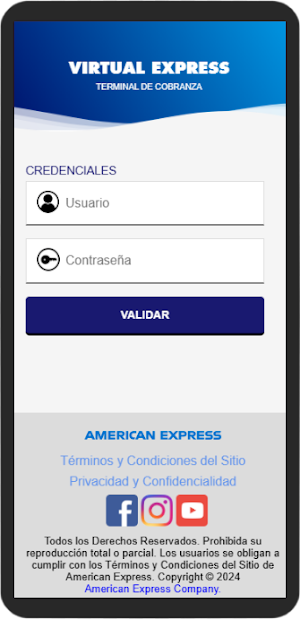 Virtual Express Terminal Screenshot 1