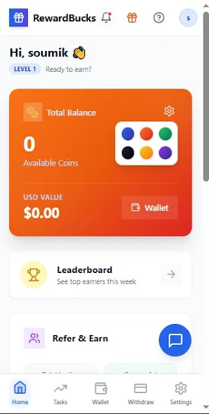 reward bucks-earn money app Screenshot 1