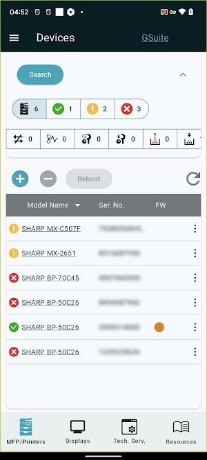 Synappx Manage for Service Screenshot 2