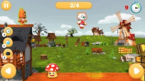 Mushroom Bounce: Animal 3D Screenshot 1