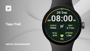 Topo Trail Watch Face Screenshot 0