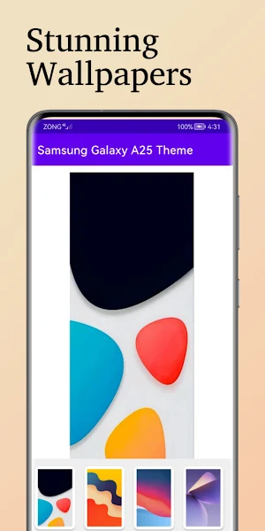 Samsung Galaxy A25 Theme Tones Screenshot 1