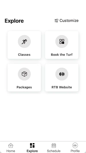 RTB Fitness TX Screenshot 1