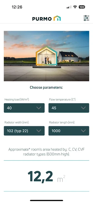 Purmo Calculator Screenshot 0