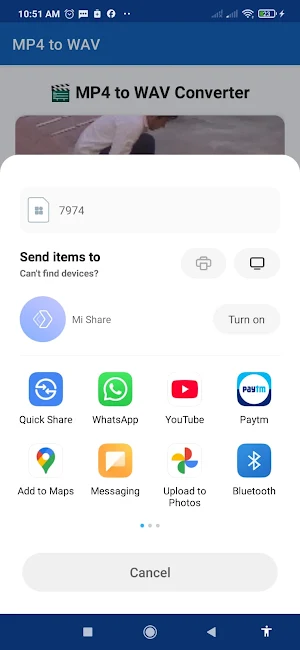 MP4 to WAV Converter Screenshot 0