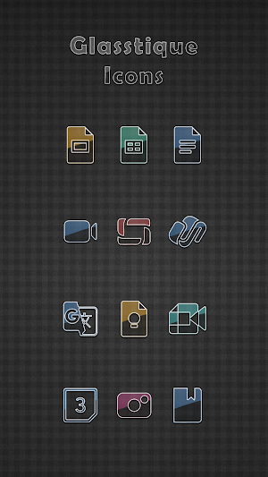 Glasstique Colors Icons Screenshot 1