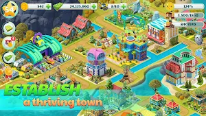 Town City - Village Building Sim Paradise Game Screenshot 1