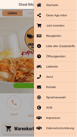 Ghost Kitchen Korean Style Screenshot 2
