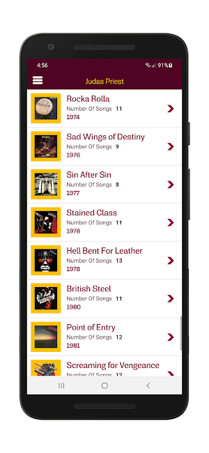 Judas Priest Lyrics Wallpaper Screenshot 1